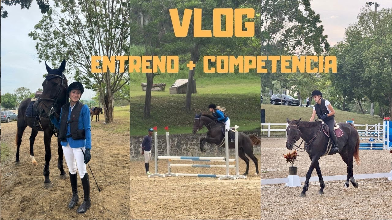 Entreno + competencia en Santo Domingo 🐴 #horse #equestrian #equitation #santodomingo #caballos