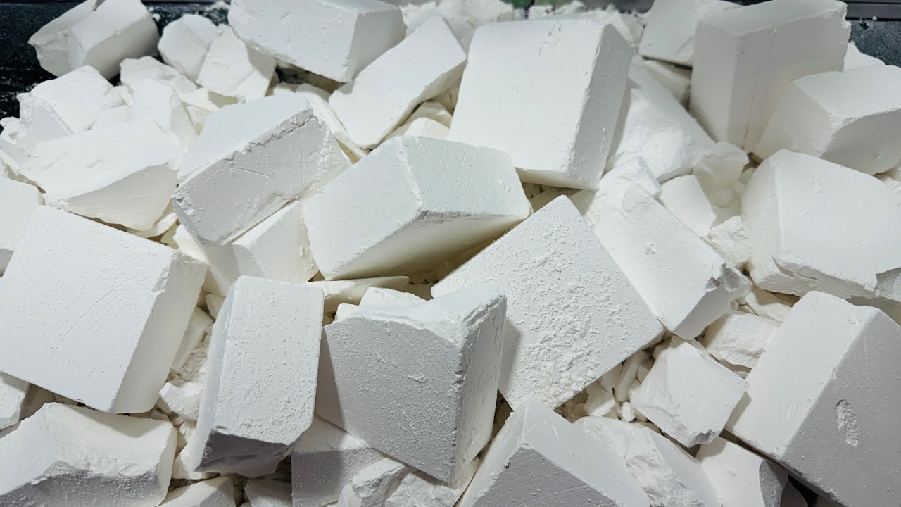 Soft Fresh Gym Chalk ASMR Crush | Oddly Satisfying ASMR