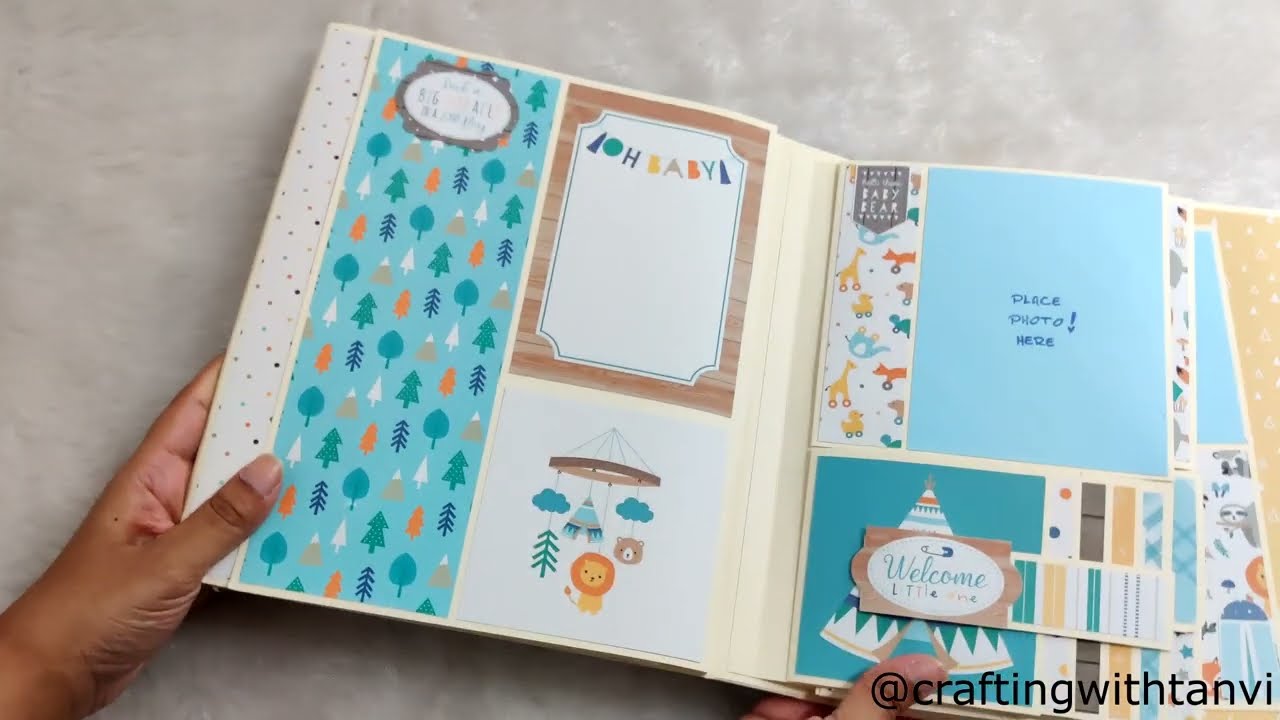 8 x 10 Baby Mini Album | Baby Boy Album  *SOLD*