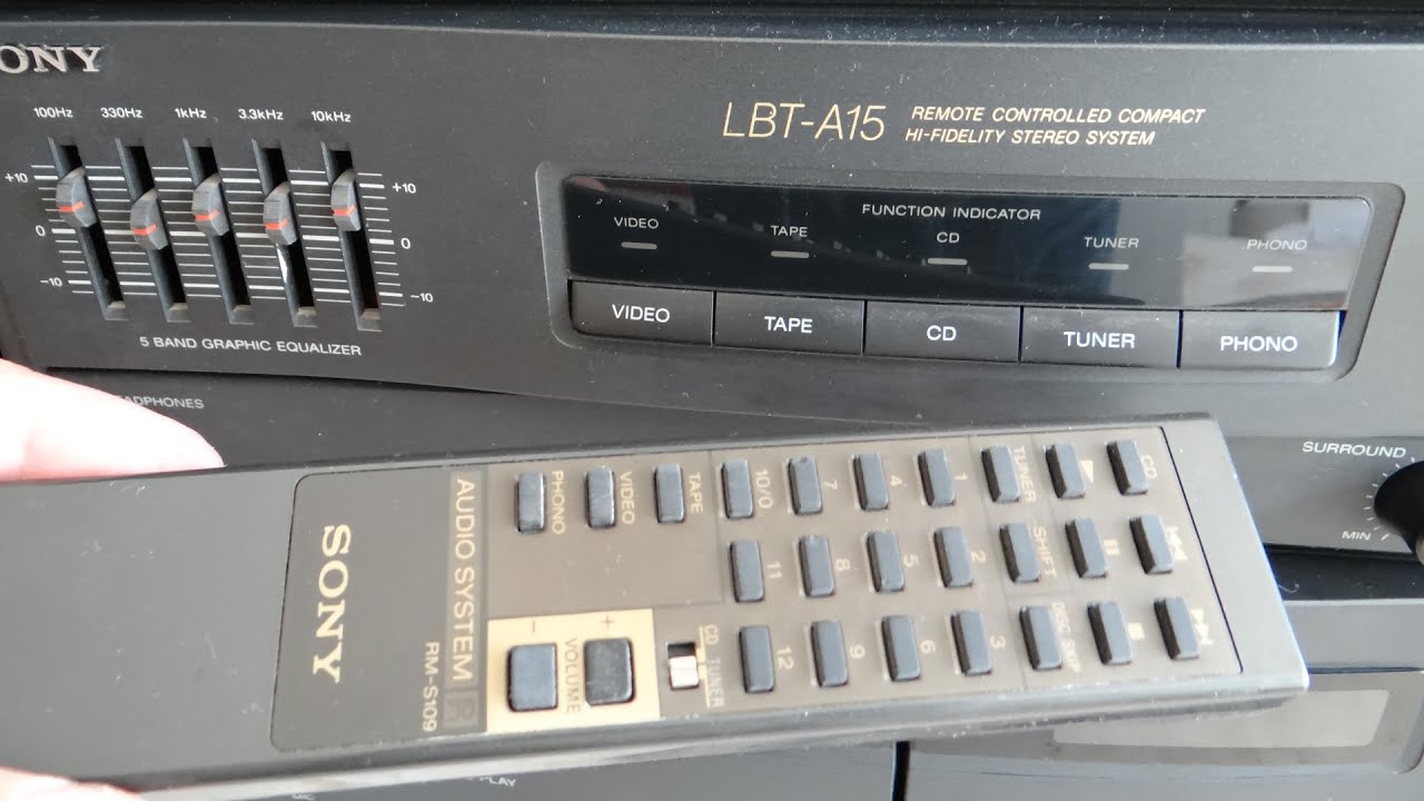Sony LBT-A15, Reemplazo de bandas de cassette y CD