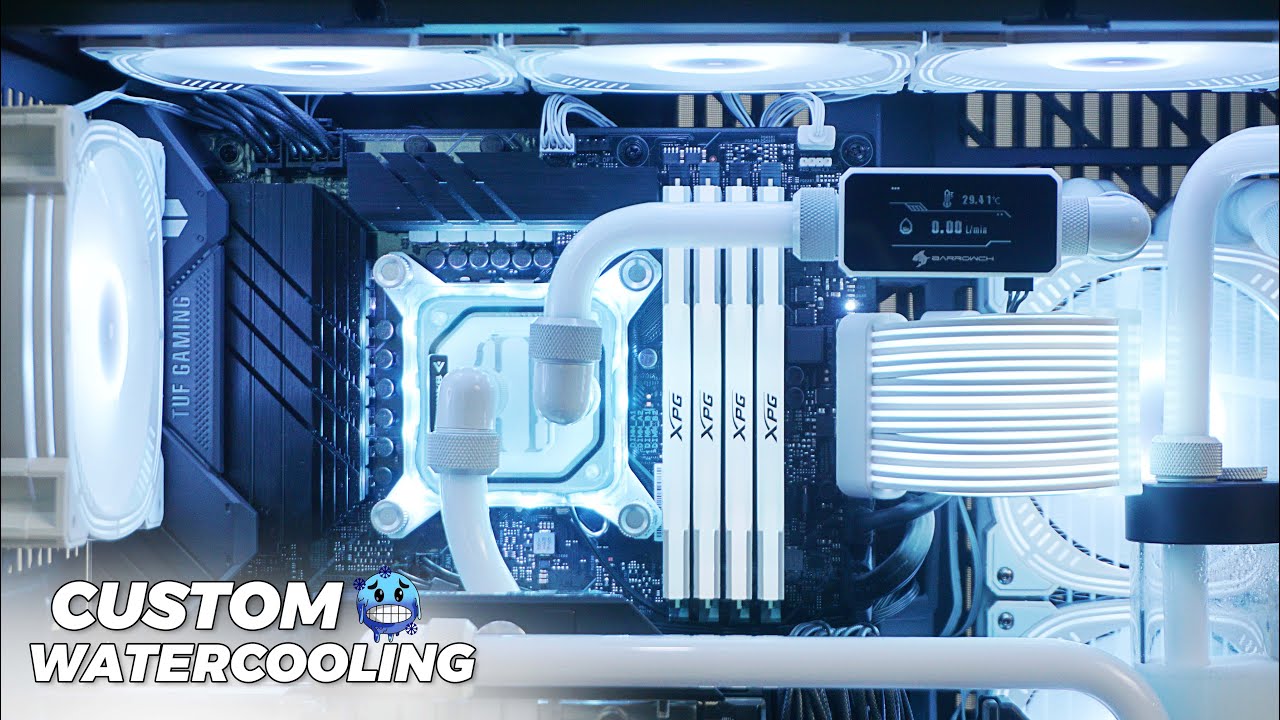 Rakit PC Gaming 30 Jutaan Custom Watercooling Adem Banget!!! ft. Barrow dan EKWB