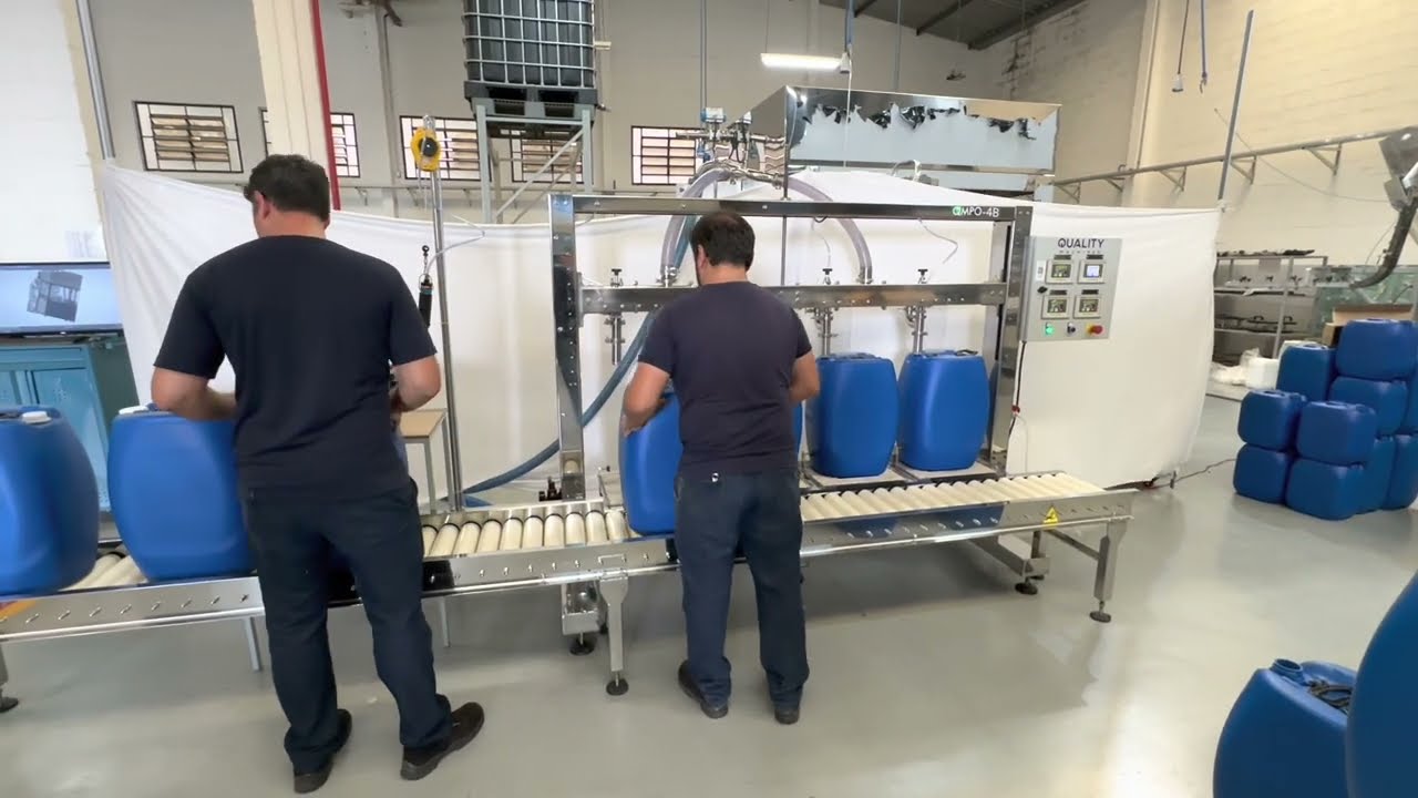Envasadora para 1L a 20L ou 20L a 50L - Linha Agro.