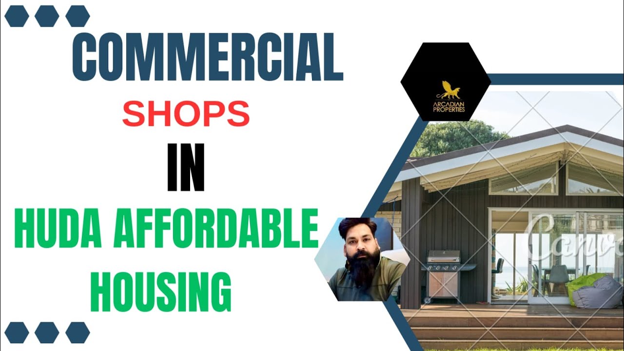 What is commercial shops in huda affordable housing