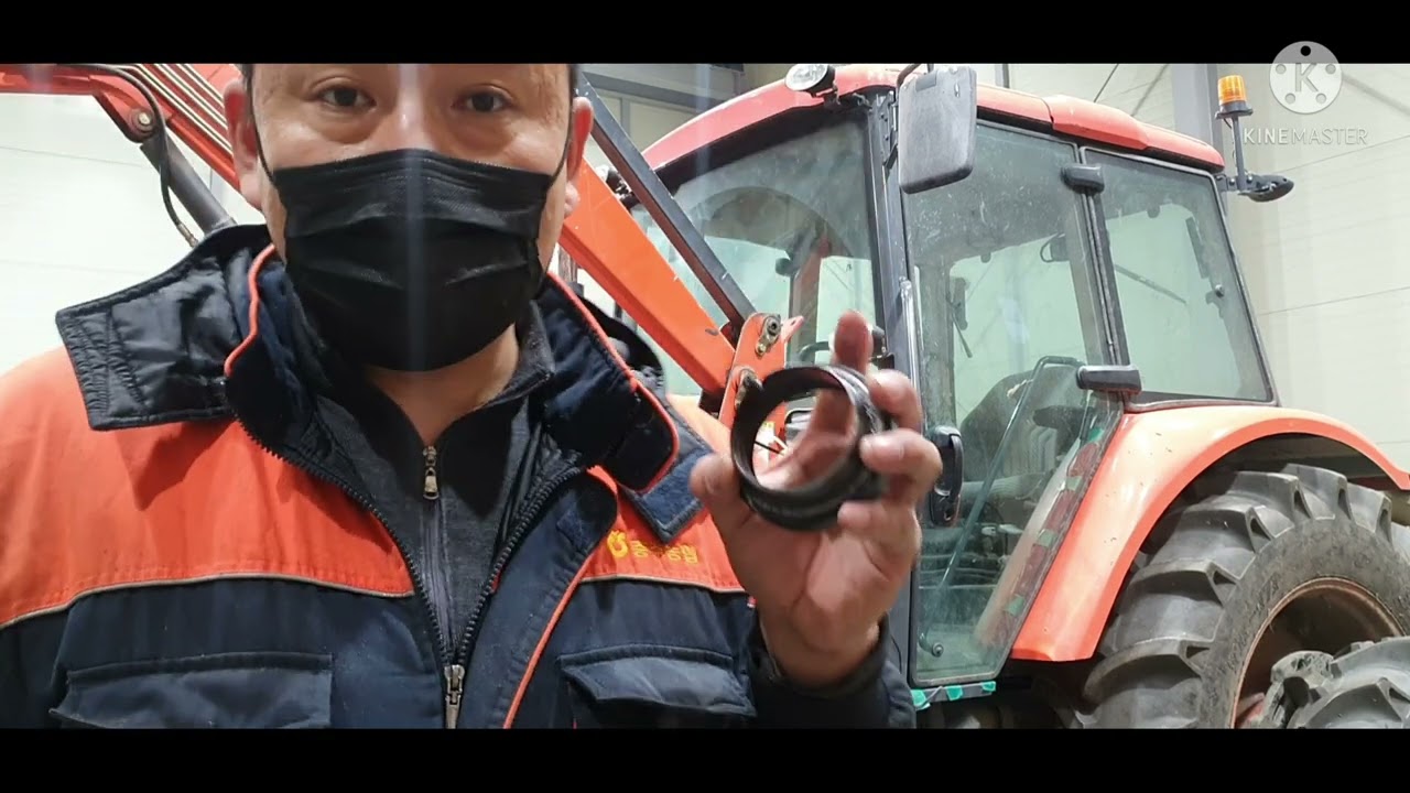 구보다트랙터 M110X/ 앞차축 오일누유수리!