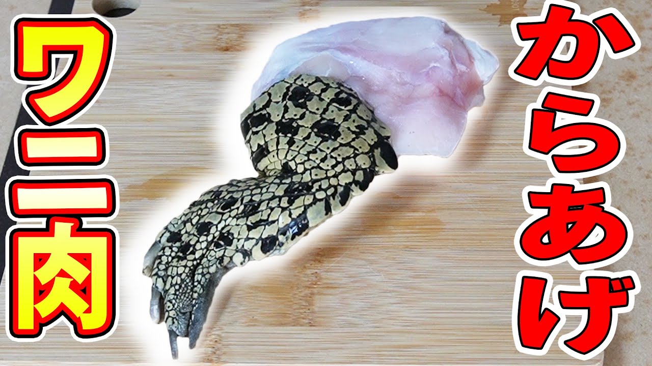 ワニ肉の唐揚げを何も知らない友人に食わせてみたｗｗｗ