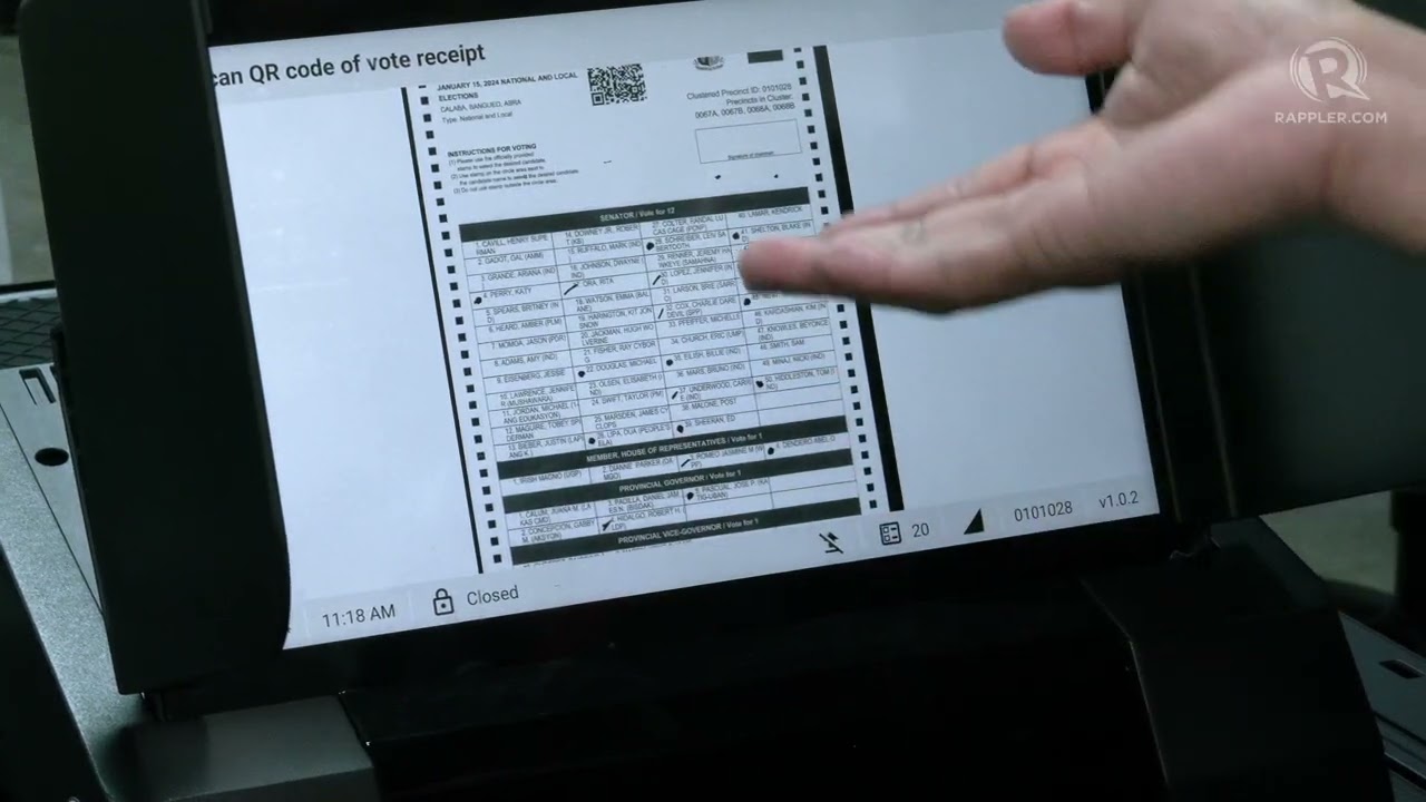 Comelec's new voting machines in 2025 have QR code scanner, can show ballot image on screen
