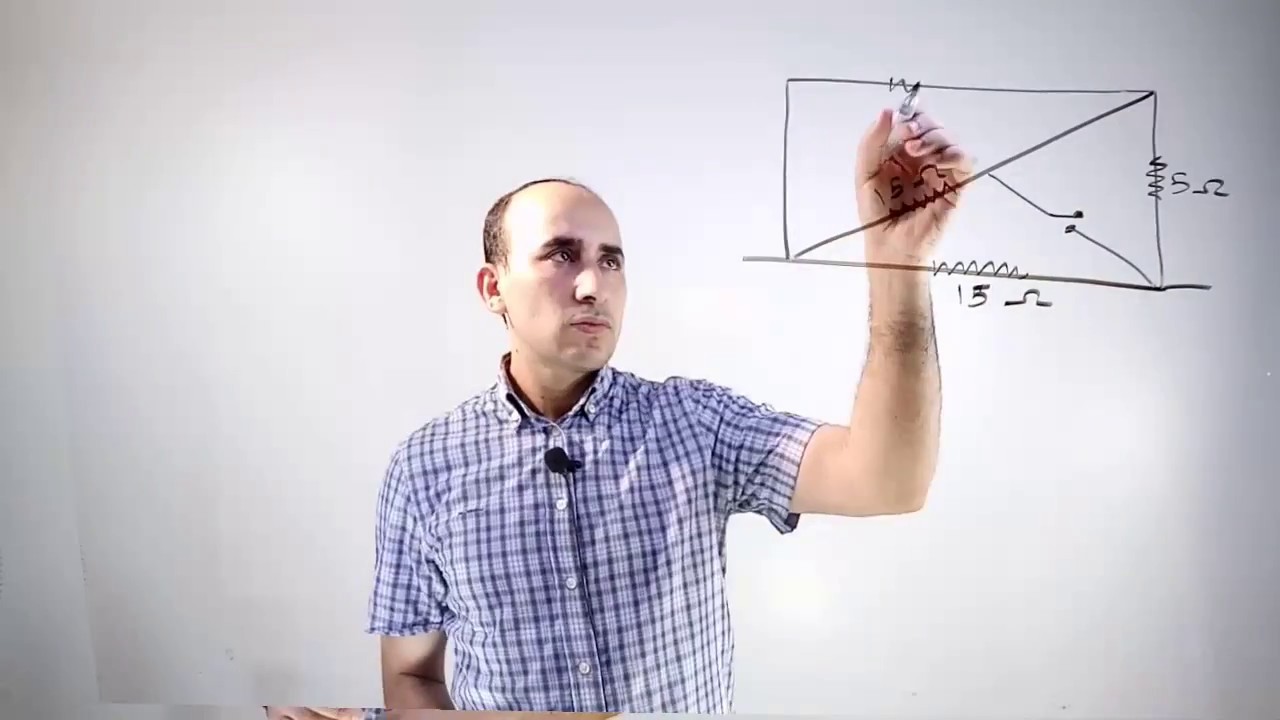 حل مسائل المقاومات المعقدة 7 /الفيزياء للثانوية العامة مع الأستاذ محمد عنتر