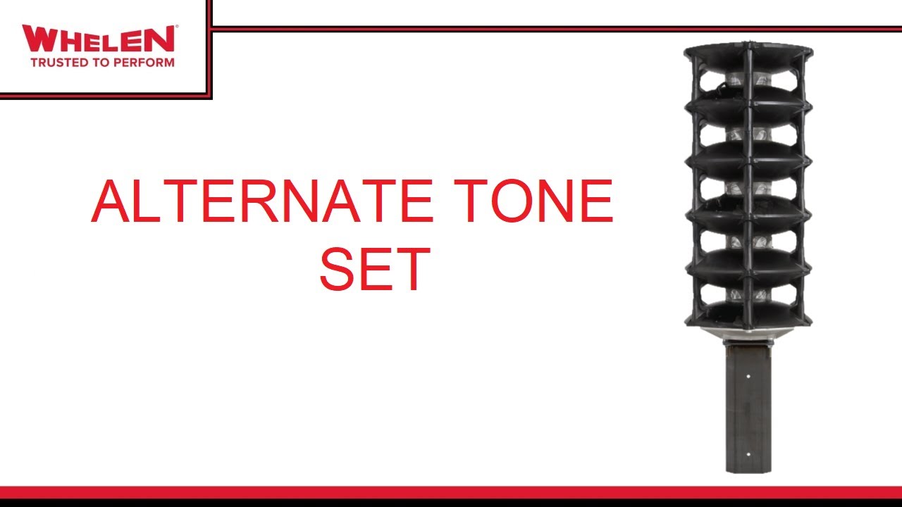 Whelen WPS-2900 & WPS-4004 | Alternate Tone Set