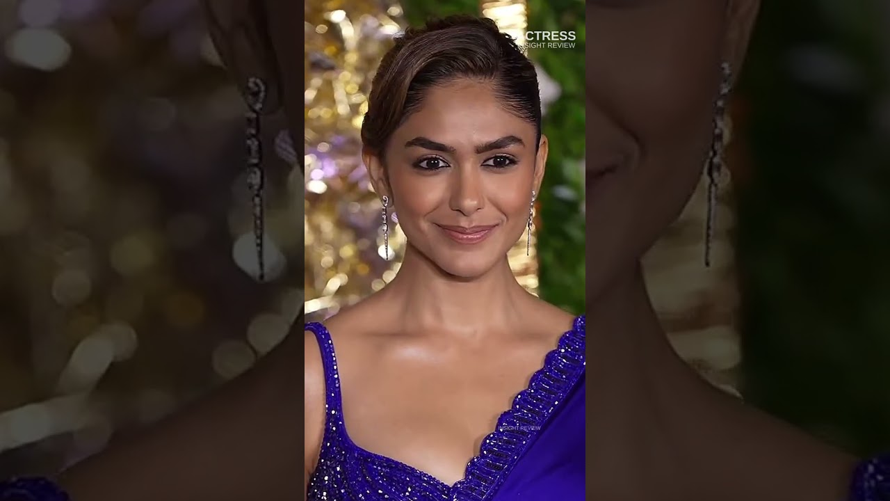 Лицо Мрунала Тхакура Редактировать | Обзор лица | #mrunalthakur #mrunal #diwaliparty