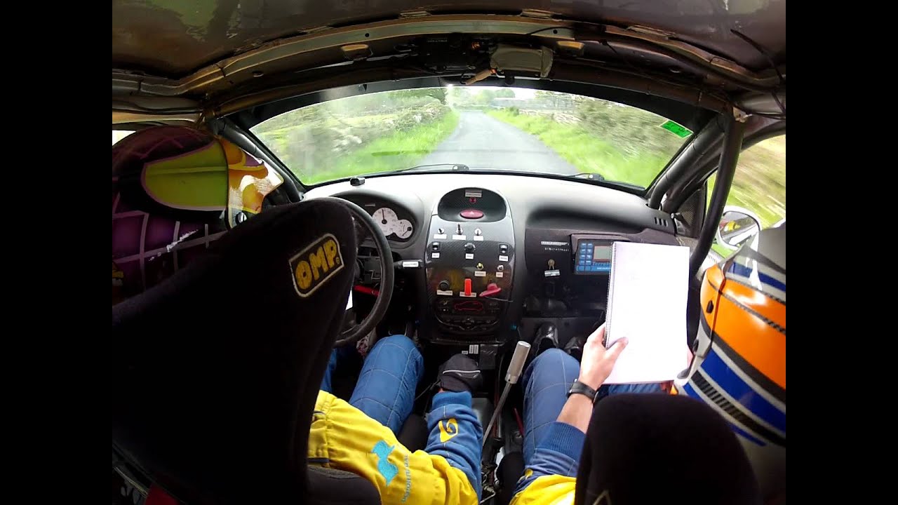 Rally da Ulloa 2012 Camara Interior Fran Pena - Sergio Diaz Tramo D2 Onboard