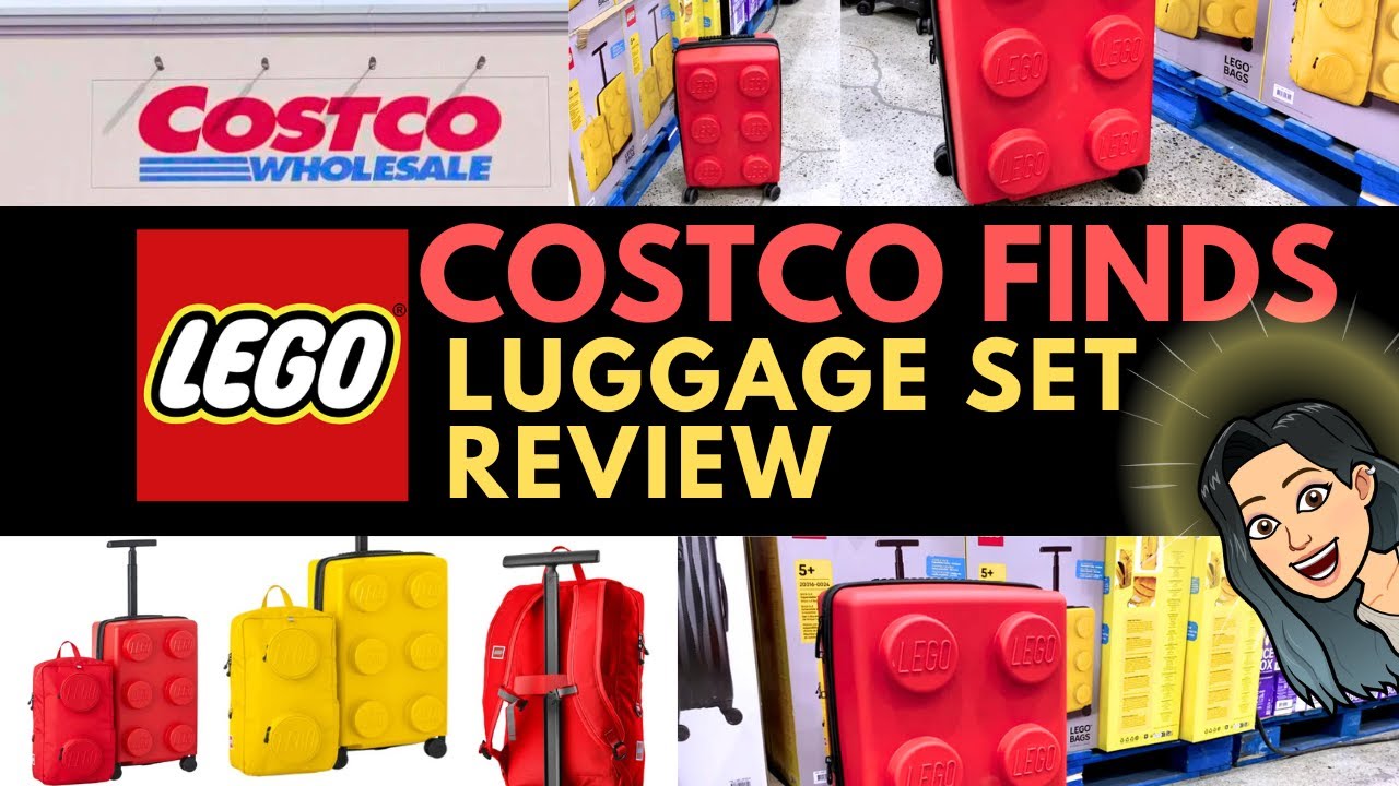 LEGO LUGGAGE SET review ❤️❤️LEGGO BACKPACK AND LEGO TROLLEY. Costco Finds ❤️COSTCO DEALS COSTCO BUYS