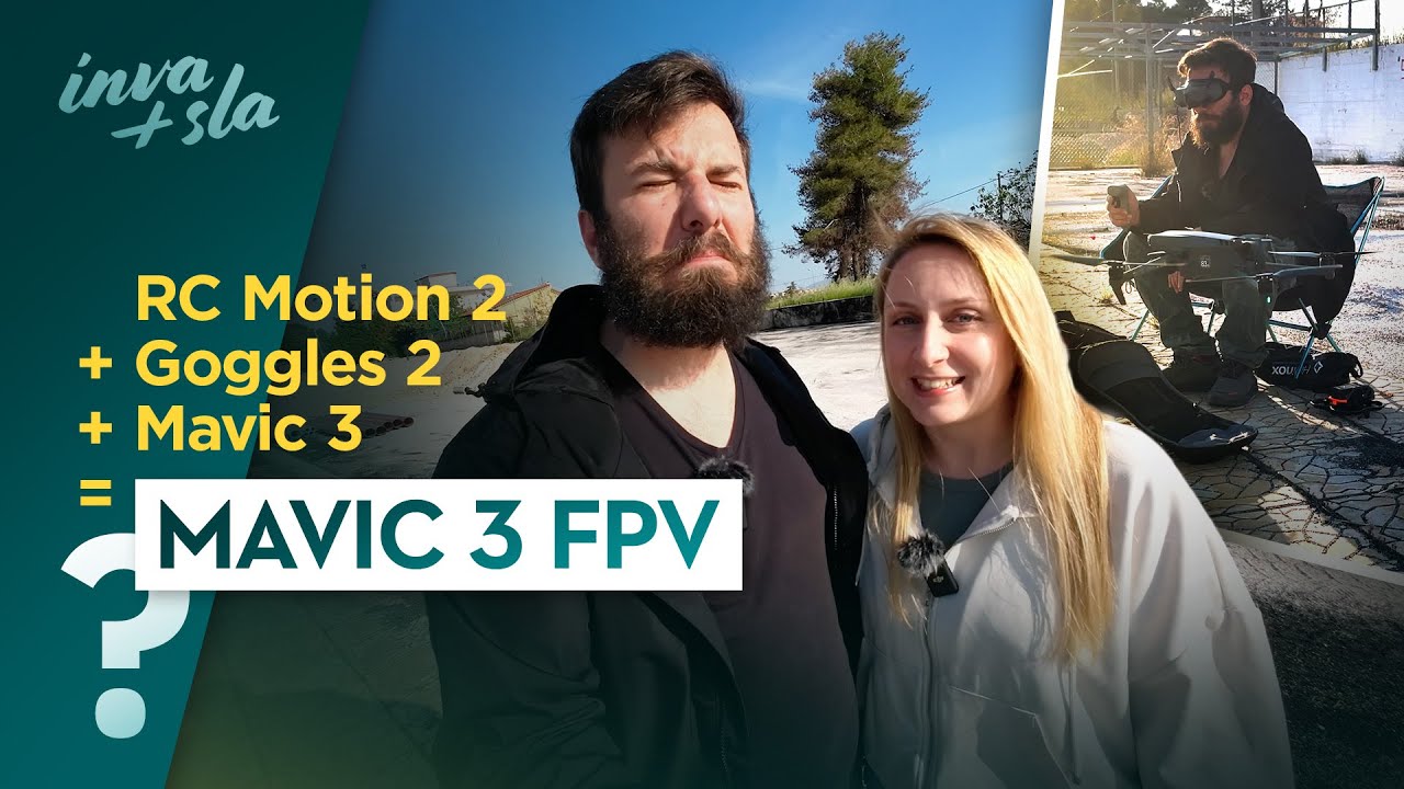 Mavic 3 FPV? // Review του RC Motion 2 και σύνδεση με Goggles 2 σε DJI Mavic 3!
