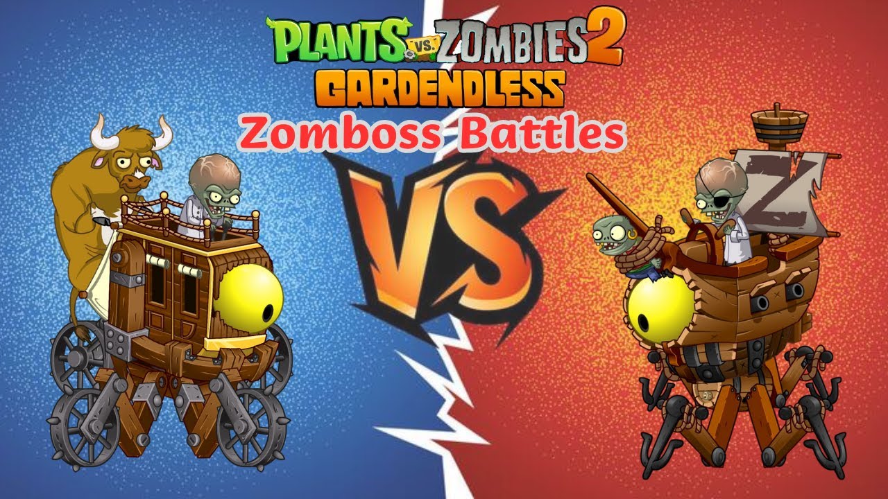 Plants vs Zombies Gardendless | Zombot Battles | Zombot War Wagon Vs. Zombot War Wagon