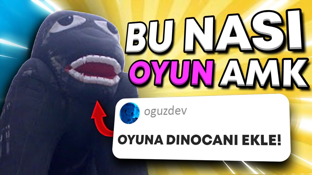 SİZİN YORUMLARINIZLA OYUN YAPTIM | BACKROOMS, ACUN, DİNOCAN...