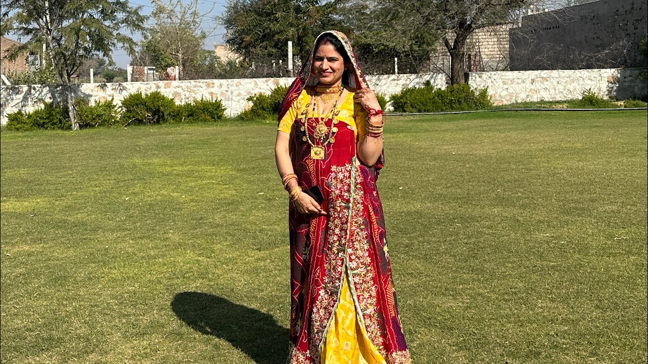 Monu ki sadi me sbne kya kya kpde jewellery di | Rajasthani wedding function 😍