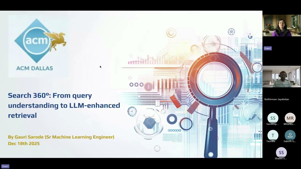 ACM Dallas Speaking Session 1 Summary