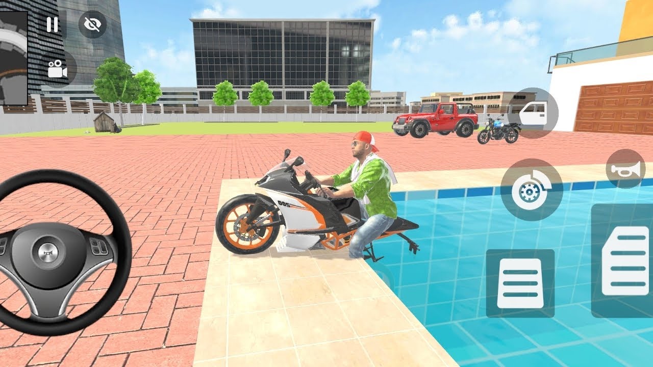 Modified police car 🚨 gangster life in Indian street open world game for Android ❤️