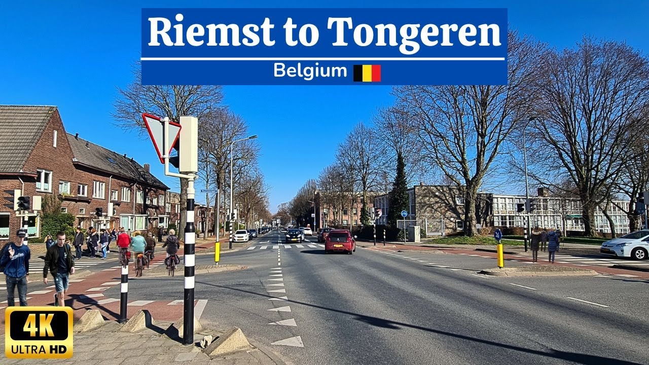 🚴&zwj;♂️ Cycling Tour 🇧🇪: Riemst to Tongeren Belgium 4K | Belgium Travel Vlog 2025
