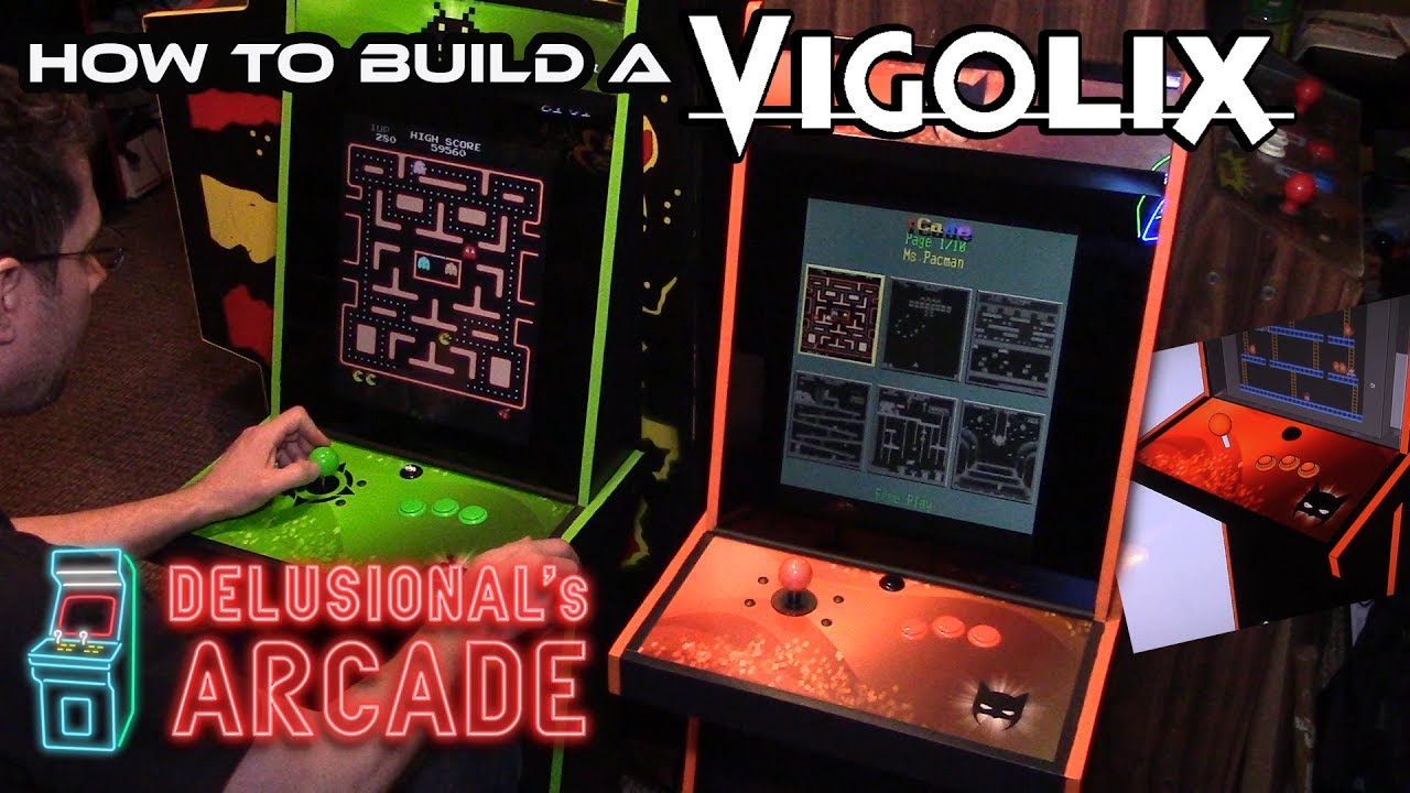 How to build a Vigolix arcade machine [Multicade]