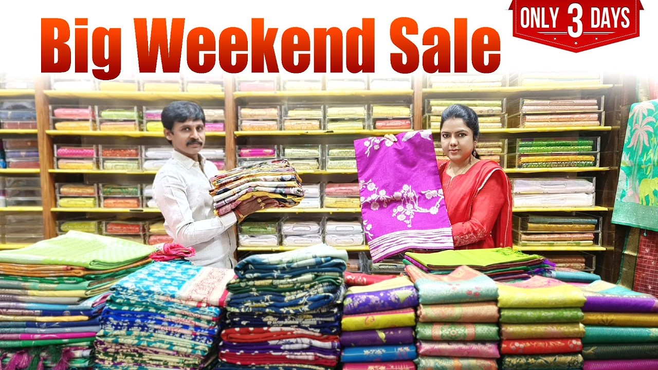 Big Weekend Sale only 3 Days / Pattu Sarees / Fancy Sarees /