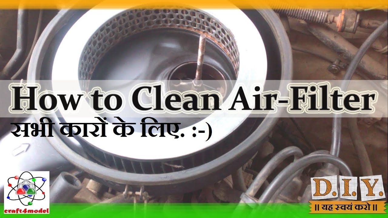 Maruti 800 Air Filter Cleaning II Step by Step Guide]