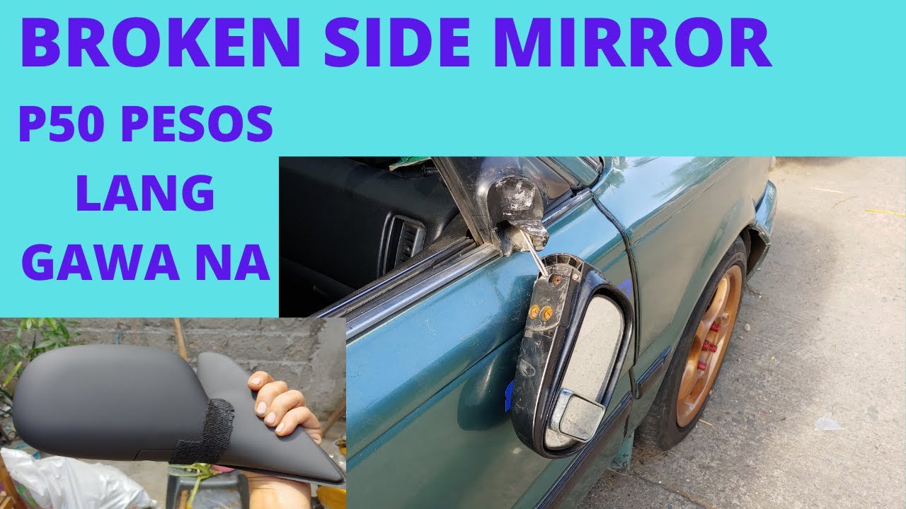 EASY FIX BROKEN SIDE MIRROR TOYOTA COROLLA dj mbr