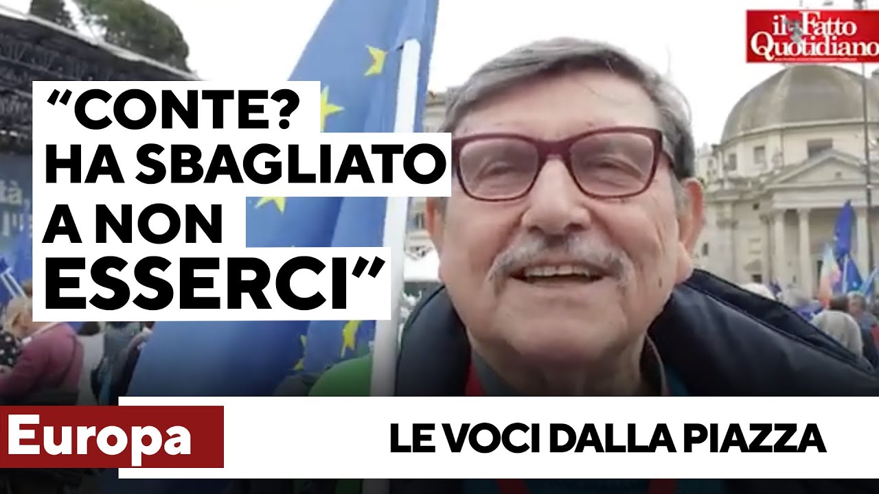 Europa, le voci dalla piazza: 