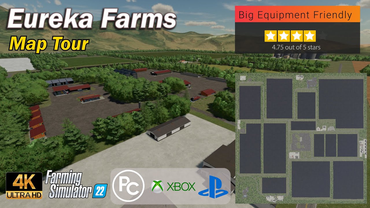 Eureka Farms | Map Tour | Farming Simulator 22