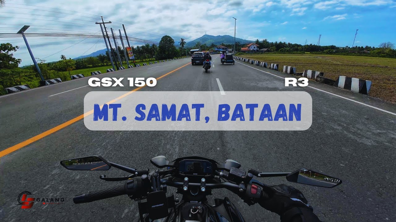 Ride to Mt. Samat, Bataan | GSX 150 x Yamaha R3