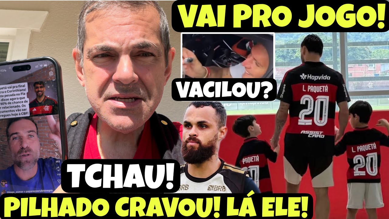 ✅ MICHAEL DEIXA O FLA‼️PILHADO CRAVA PAQUETÁ ESTREANDO JÁ NA SUPERCOPA‼️VARELA COM CAMISA DO FLU⁉️