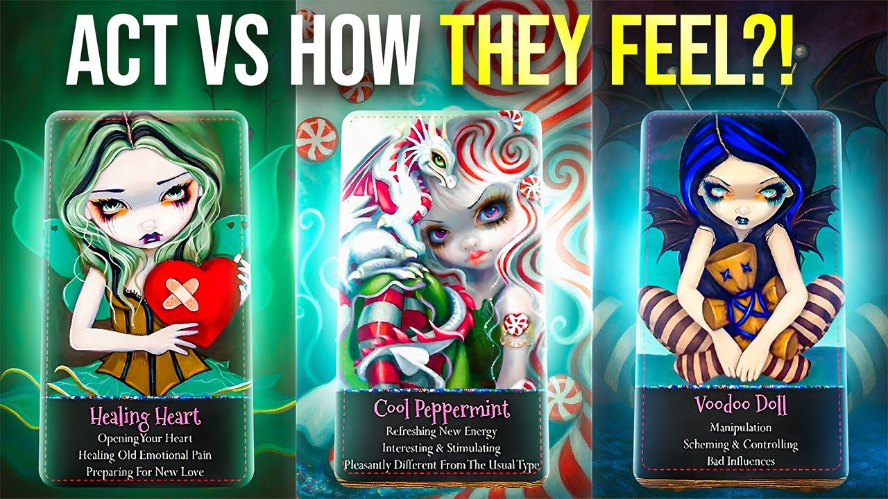 🔎😱 HOW THEY ACT vs. HOW THEY REALLY FEEL❓❗😰😍🥵 PICK A CARD 🔮
