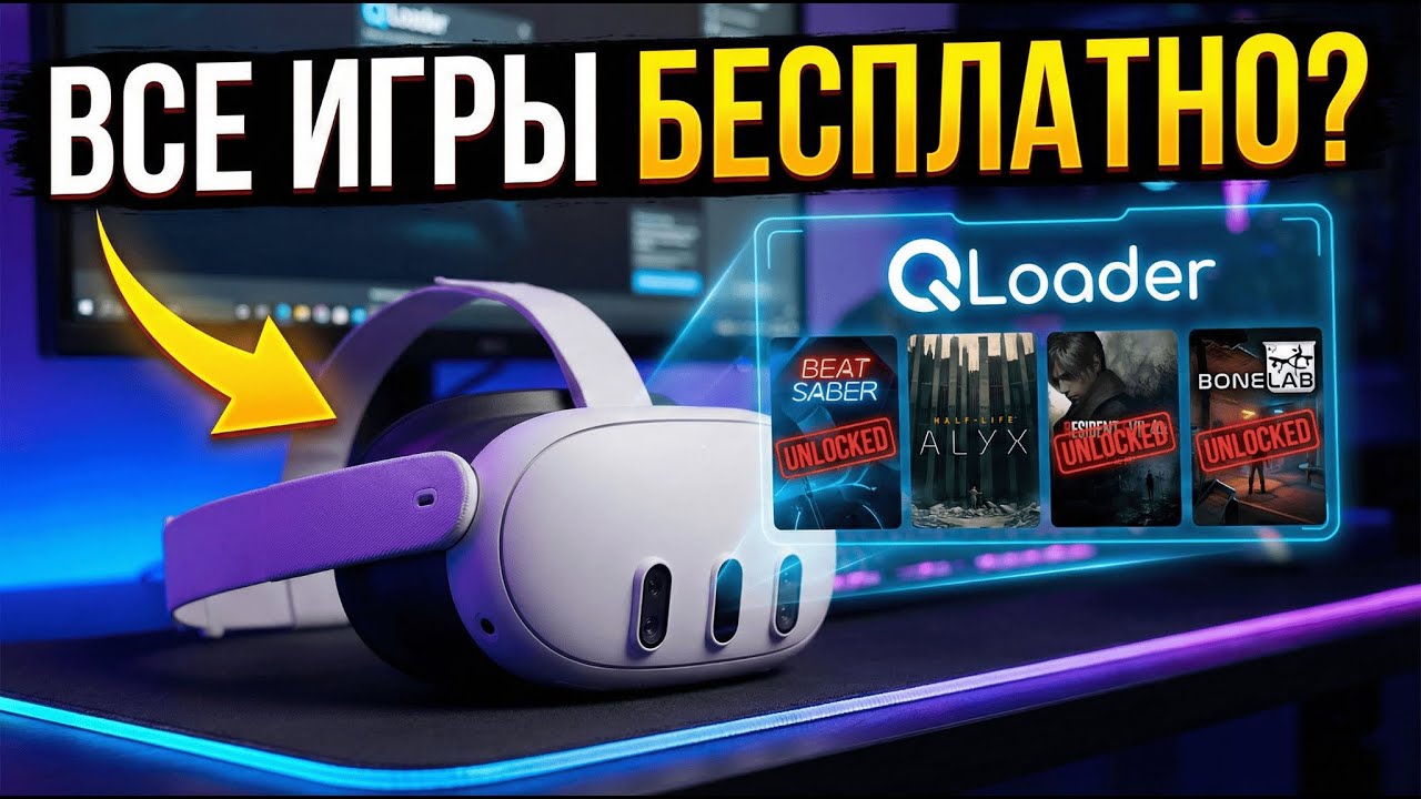 Бесплатные игры на Meta Quest 3? Обзор QLoader.