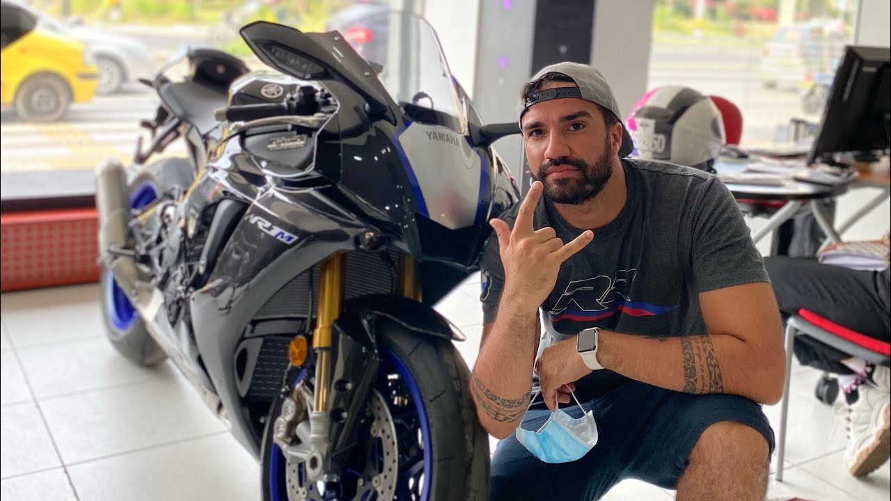 A MOTO QUE NÃO TEM NO BRASIL E TEM NA COLÔMBIA 0 KM | YAMAHA R1M
