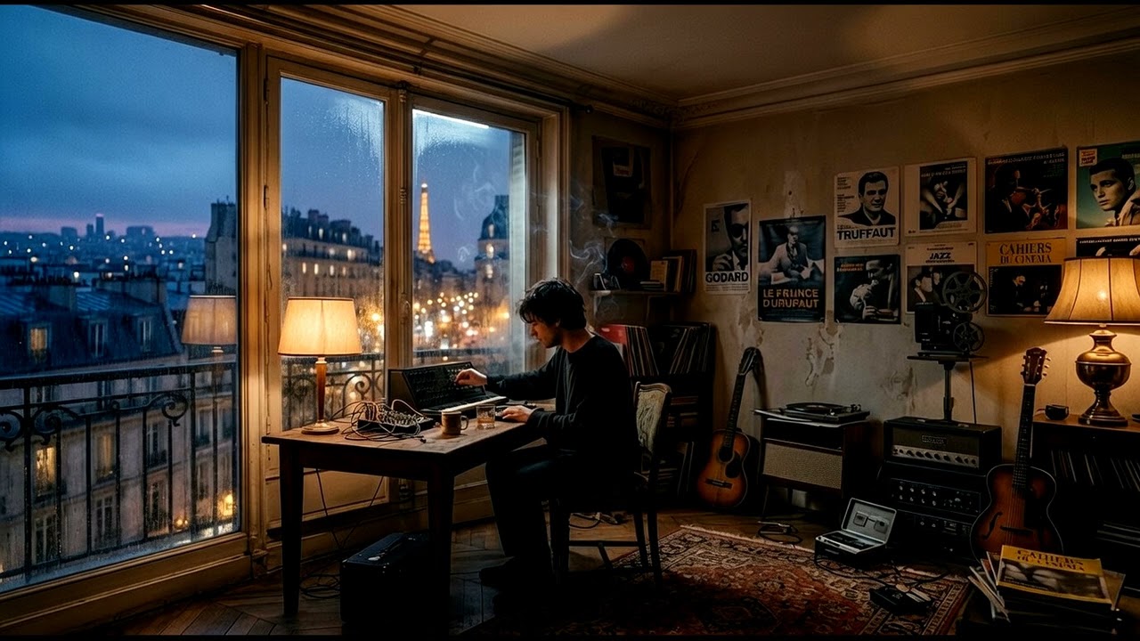 Dreamy French Lo-Fi · Study & Chill · 1 hour