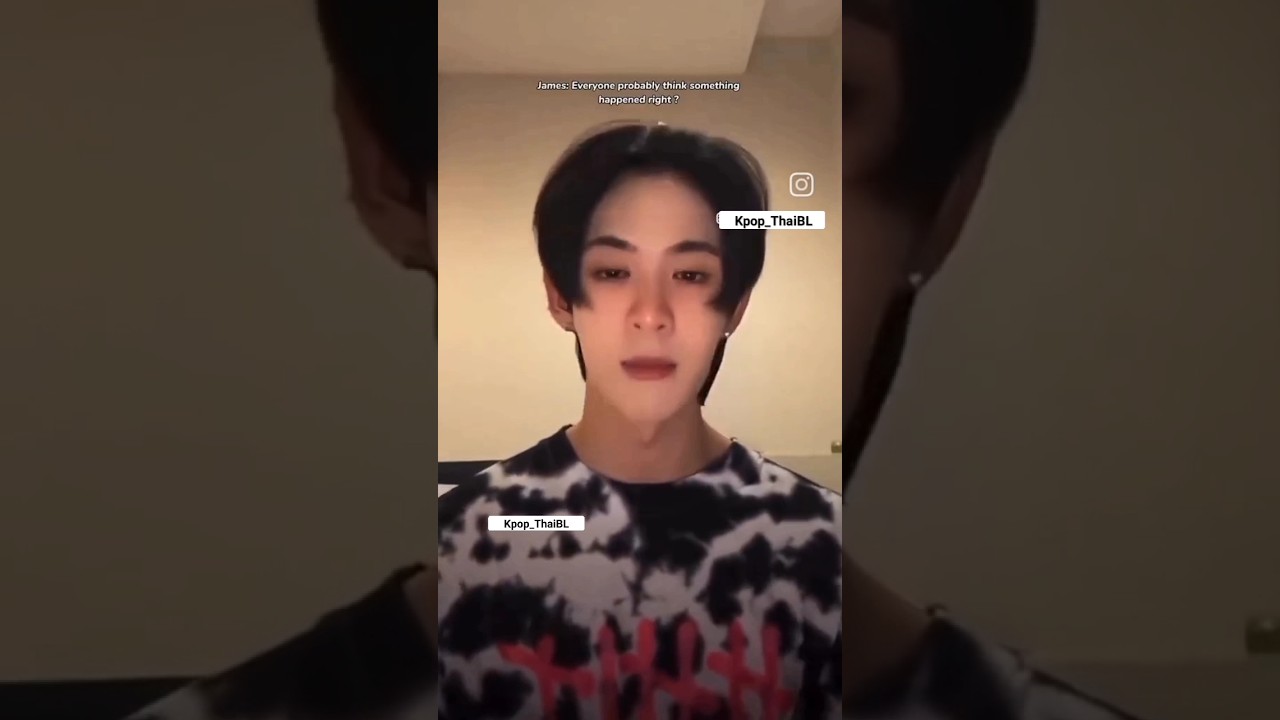When James gave the Break up News on Live 💔 #netjames #bldrama #thaibl #kinnporsche #bedfriendseries