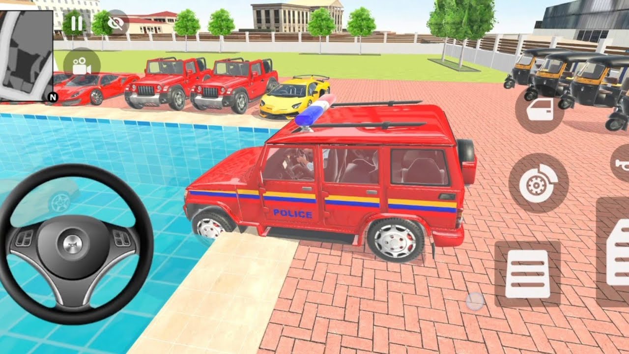 🚨Modified Car Game: Franklin Order😱In Indian Foutuner And Swift🚳drives A Police SUV🚓Game Must Watch💥