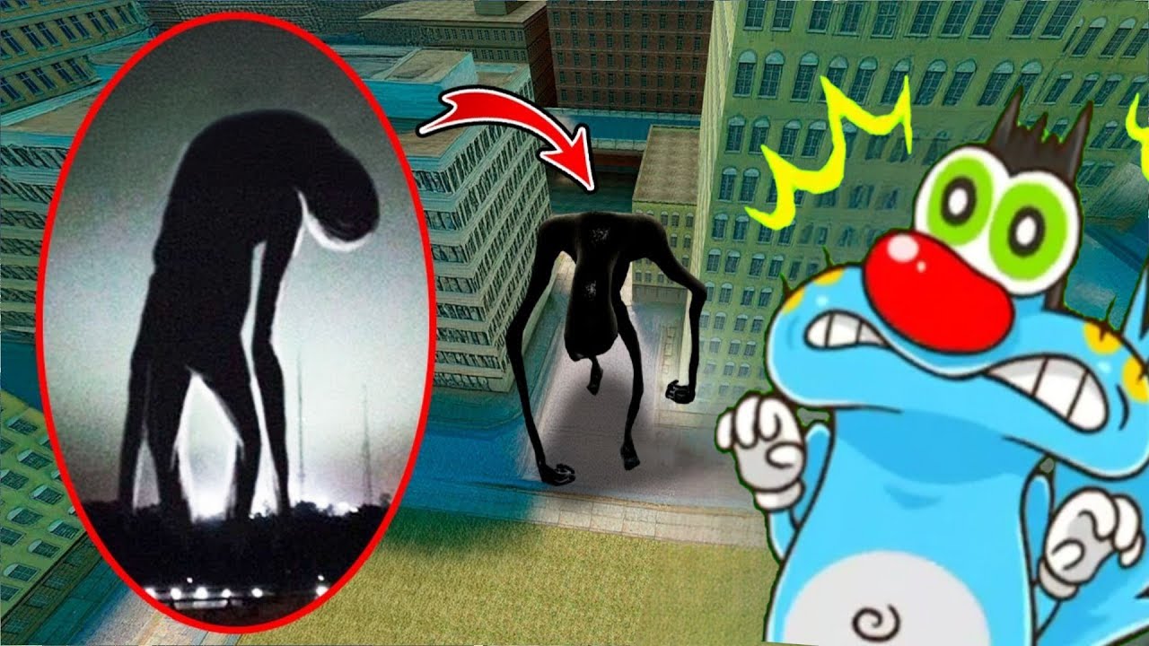 Oggy's Drone captures TREVOR HENDERSON's ''BREAKING NEWS'' in the city (Garry's Mod)