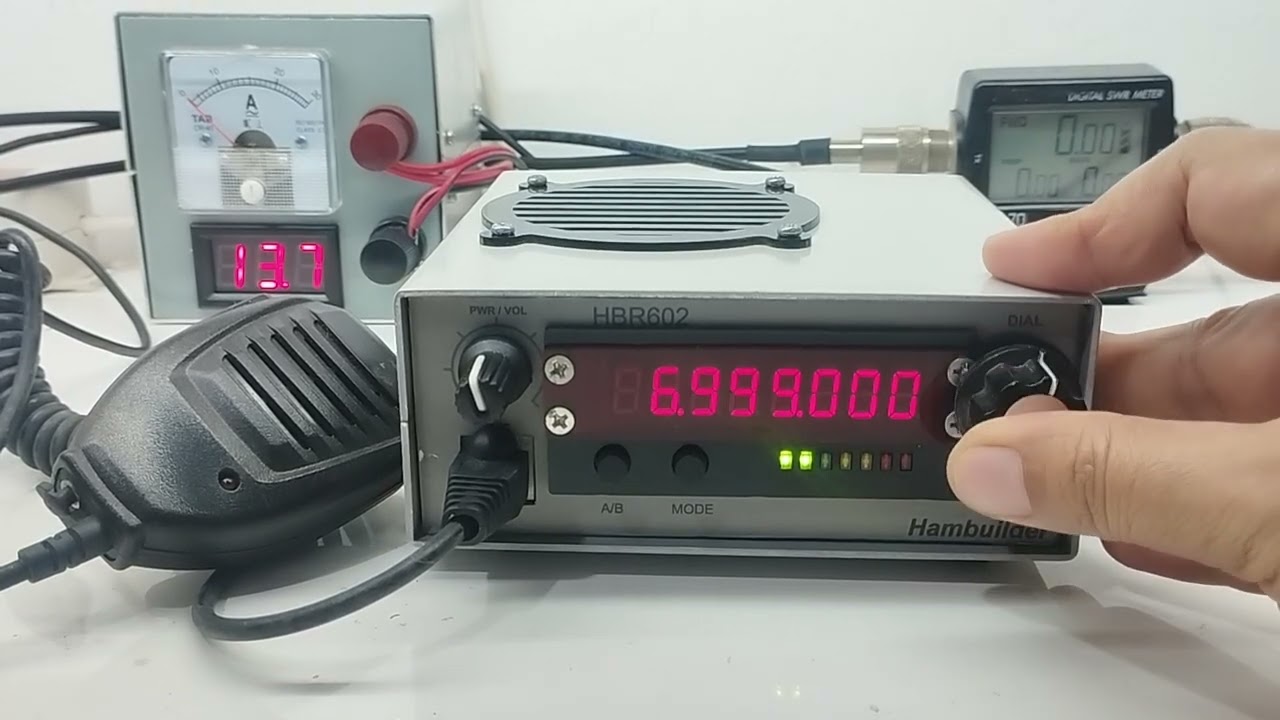 HBR602 compact HF 40m heterodyne transceiver