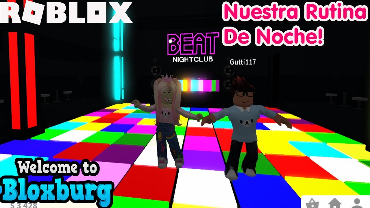 💑Nuestra Rutina De Noche En Bloxburg: Vamos Al Gym, A La Disco, A Comer Pizza Y Mas!! 🍕