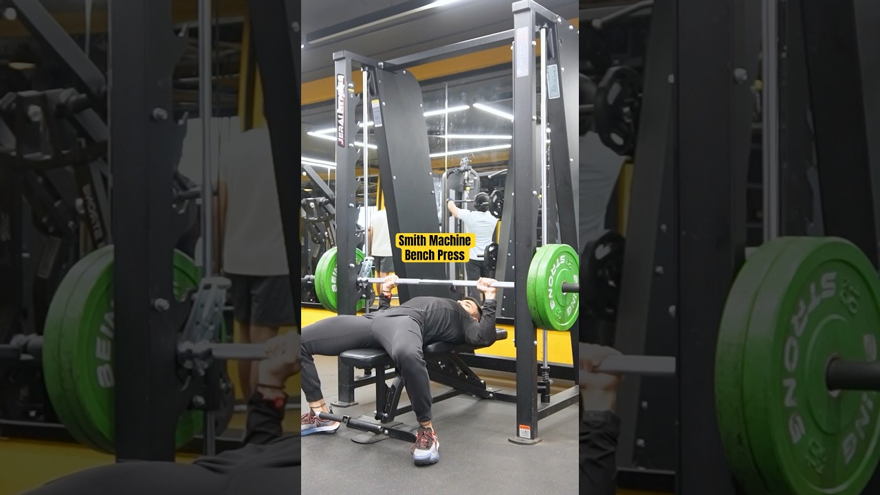 You need to see this Setup of Smith Machine Bench Press ✅ ~ Read Pinned Comment