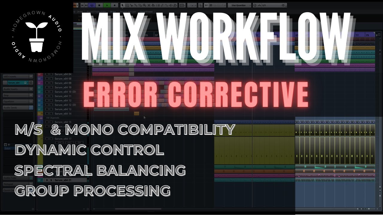 PRO PSYTRANCE / EDM: MIXING STEMS + Dynamic Control + MS & Mono Compatibility + Minimum Toolkit
