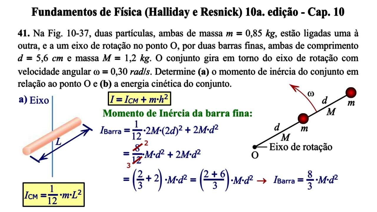 Aula 41 - Fundamentos de Física (Halliday e Resnick) 10a. Edição - Cap 10.