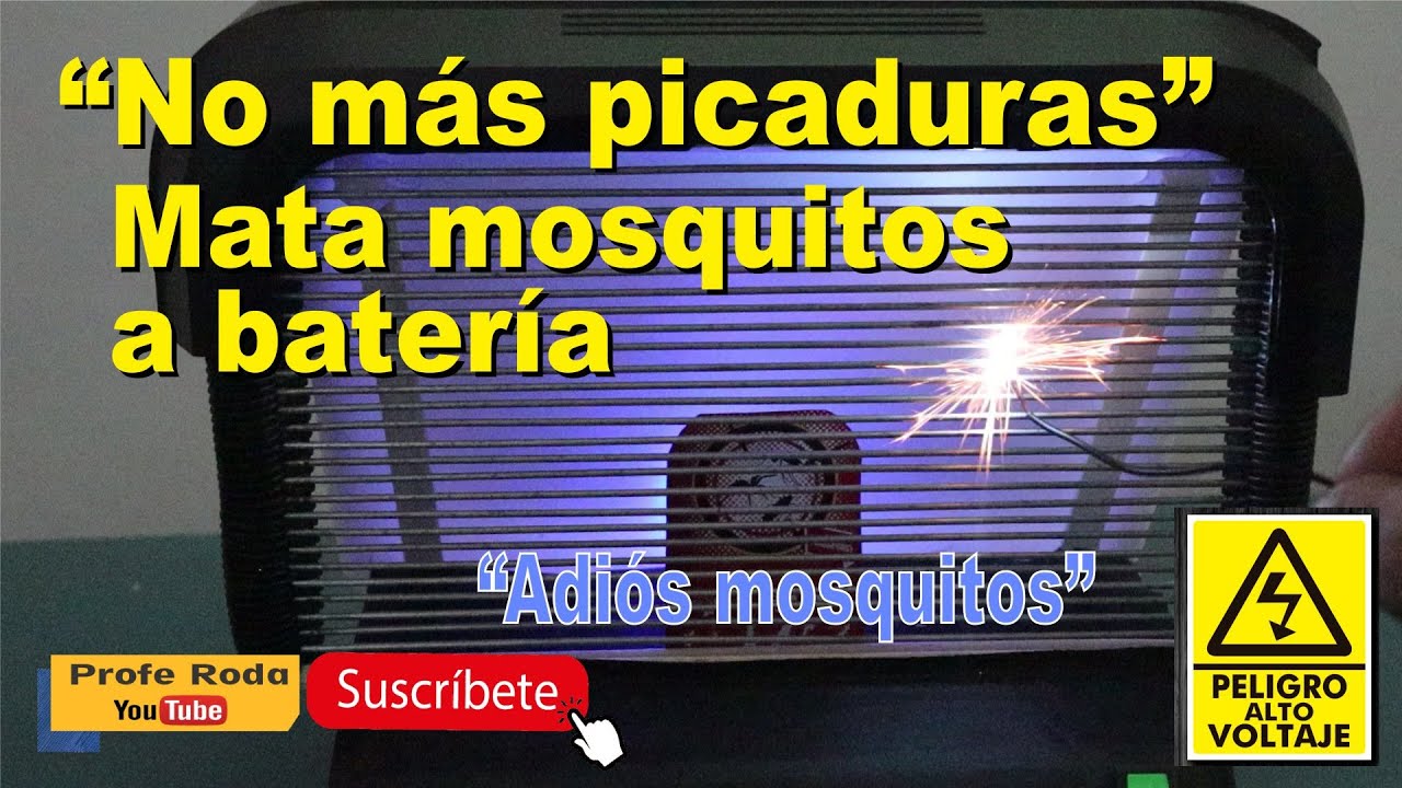 No más picaduras Mata Mosquitos a Batería