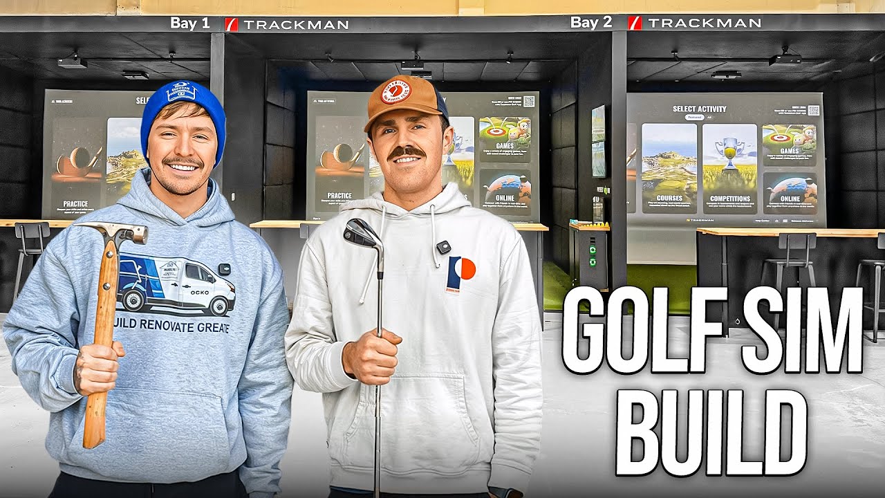 We Built an Indoor Golf Simulator in Scotland