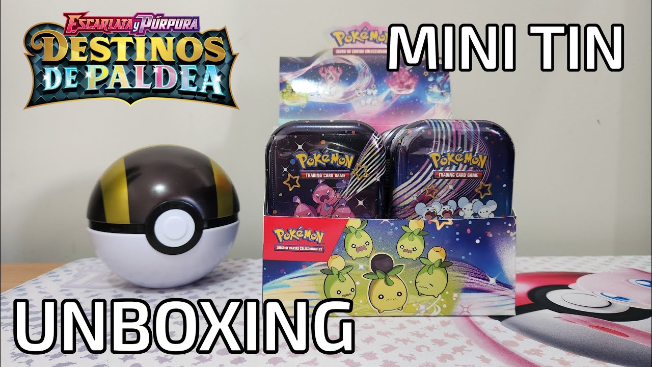 Pokémon TCG Mini Tin Destinos de Paldea - Padean Fates ESP CL