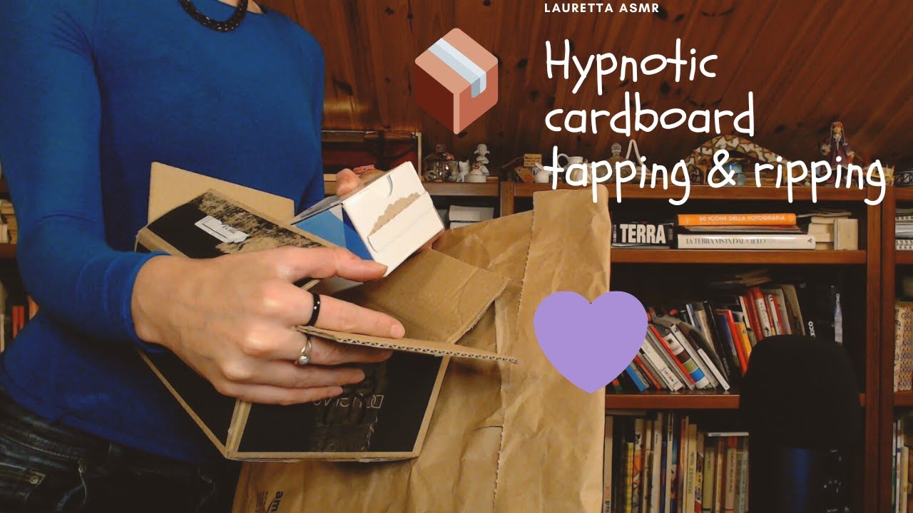 Asmr Hypnotic Cardboard Tapping & Ripping 📦🧘🏻