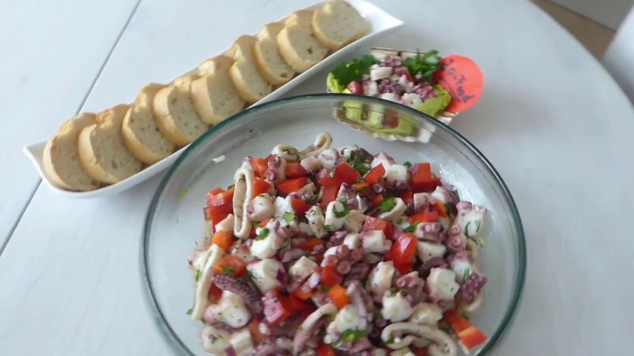 Oktopus Salat I Jo-Food