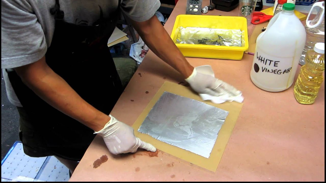 How to Etch with White Vinegar (Kitchen Lithography Variation)