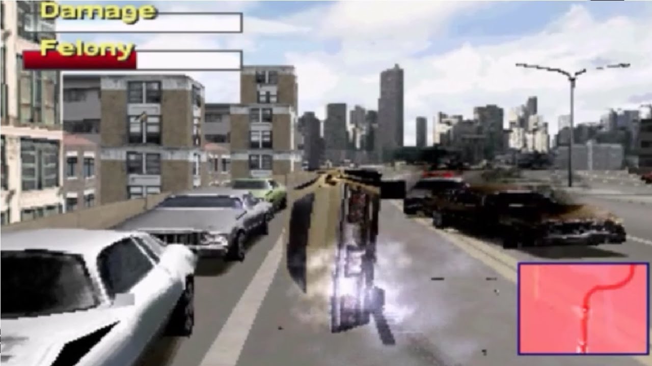 Driver 2 Infinte Mass & Turbo Cheats Chicago Car & Bus Gameplay