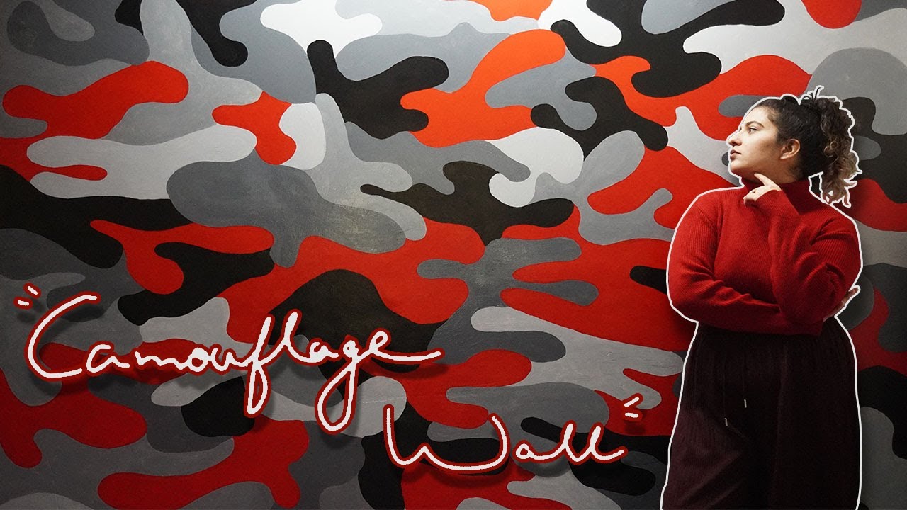 Painting a Wall | Camouflage Pattern